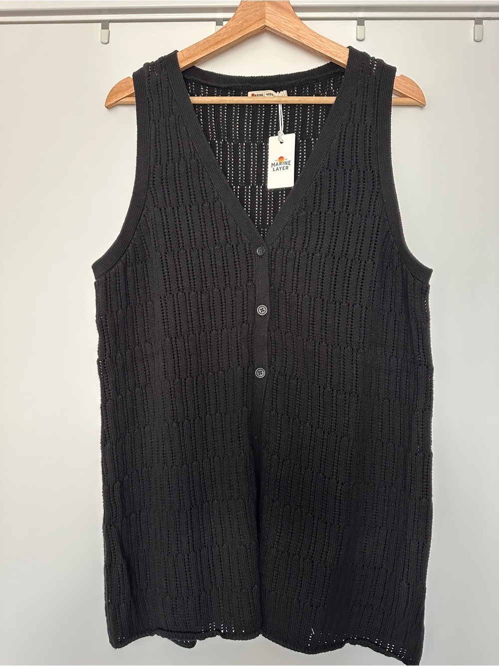 Marine Layer Sleeveless Tunic Sweater Vest
